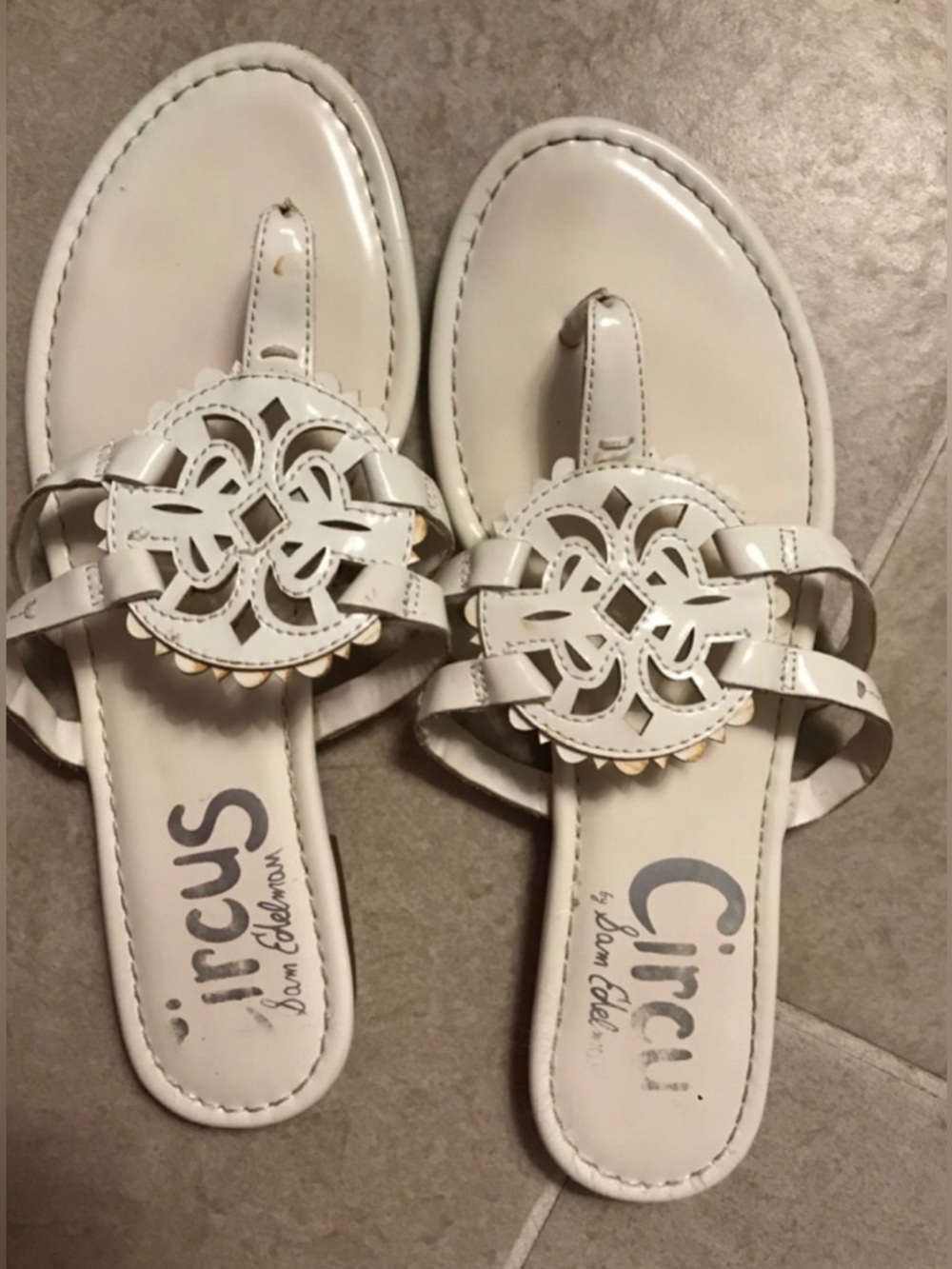 Circus by Sam Edelman Cream /White Sandals